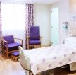 医院病房窗帘设计装修效果图图片 
