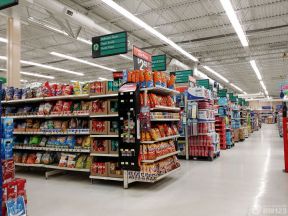 超市门店装修效果图 走廊装修效果图片