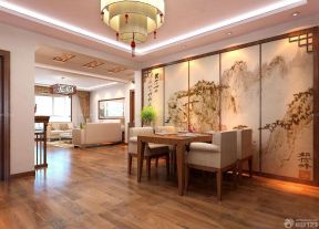 餐廳背景墻效果圖 中式背景墻