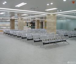 最新美发店等候椅装修效果图片_装修123效果