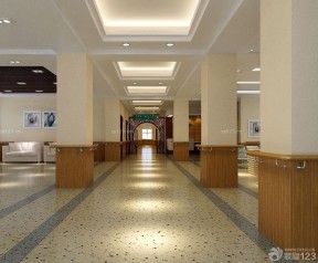 中医医院装修效果图 柱子
