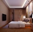 现代中式风格80平米的房子卧室装修图