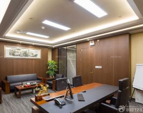 辦公室裝修大全 木質墻面裝修效果圖片