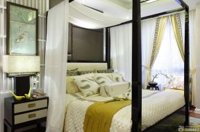 交换空间小户型卧室 双人床装修效果图片