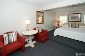 宾馆房间装修 单人沙发装修效果图片