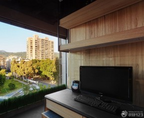 辦公室室內(nèi)裝修圖 電腦桌裝修效果圖片