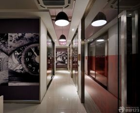 專業(yè)辦公室裝修 過道背景墻