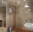 30平方米房子卫生间木纹仿古瓷砖装修图