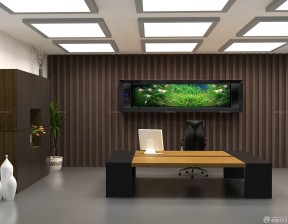 總經(jīng)理辦公室裝修設(shè)計(jì) 室內(nèi)背景墻效果圖