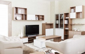 現(xiàn)代簡約客廳裝修效果圖 墻面設(shè)計裝修效果圖片