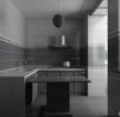 90平米两室两厅房子开放式厨房设计装修效果图