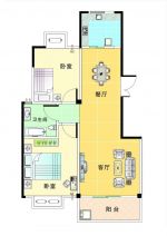 60平米小戶型家庭平面圖布局