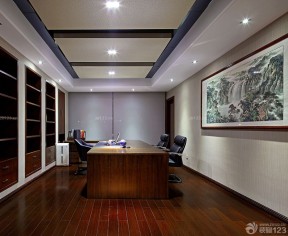 180平米辦公室裝修 仿木地板地磚裝修效果圖片