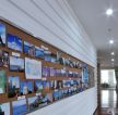 办公室走廊背景墙装修效果图片
