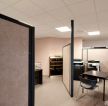 小型办公室室内隔断装潢设计效果图图片