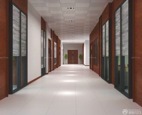 辦公室走廊效果圖