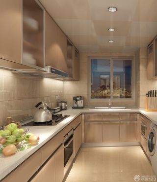 欧式60平米两室一厅小户型厨房橱柜装修效果图