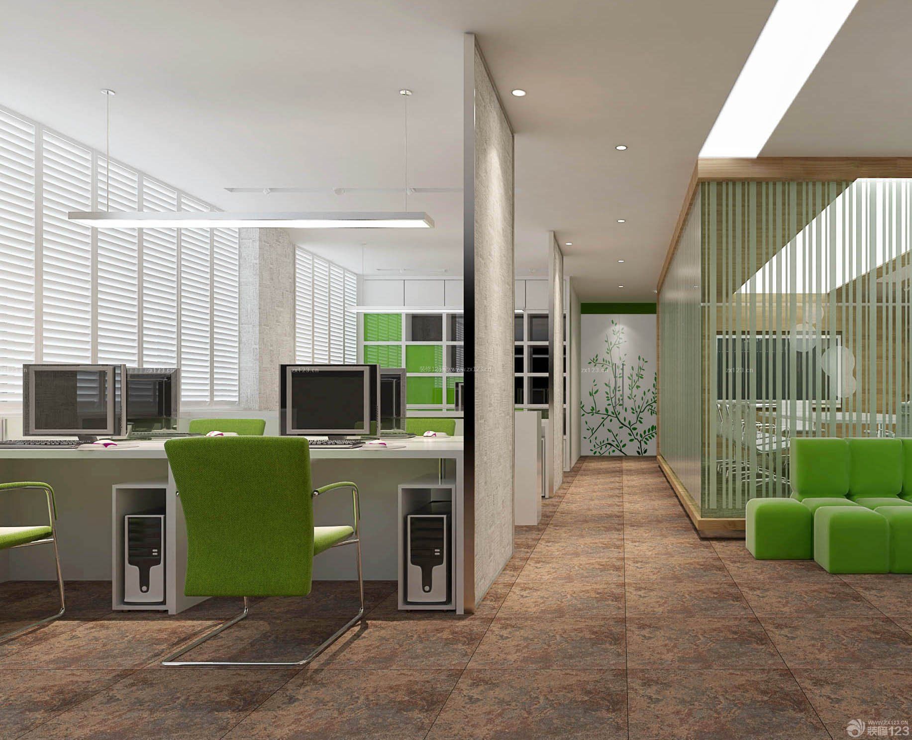 2023最新现代办公室布置设计效果图片大全