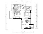 60平小戶型室內(nèi)設(shè)計(jì)兩室一廳戶型圖