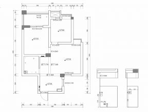 60平家庭室內(nèi)設(shè)計(jì)兩室一廳戶型圖