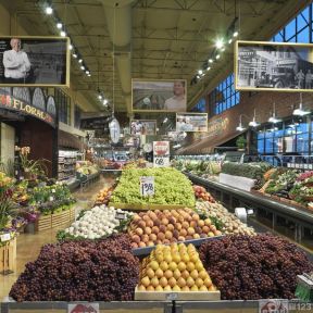 果蔬超市装修效果图 loft风格