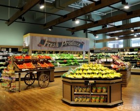水果超市装修效果图 吊顶设计