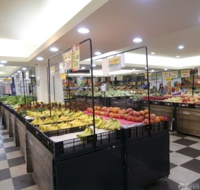 水果超市装修效果图 现代吊顶