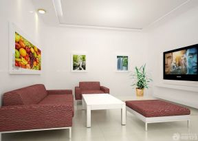 60平方一室一厅小户型客厅装饰设计图