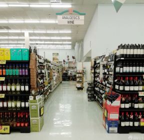 超市红酒柜图 现代风格