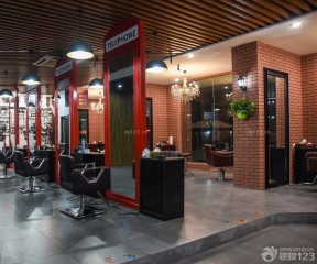 美發(fā)店裝修 隔斷設計