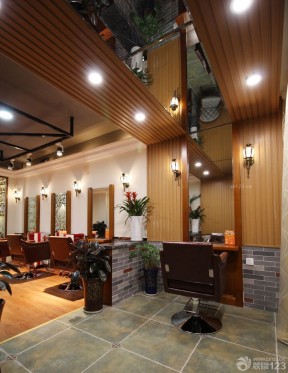 美發(fā)店裝修 混搭風(fēng)格室內(nèi)效果圖