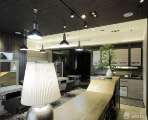 美發(fā)店裝修 吊燈裝修效果圖片