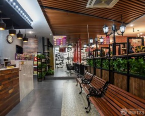 最新美發(fā)店裝修 混搭風(fēng)格室內(nèi)效果圖