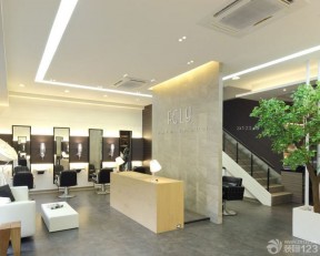 最新美發(fā)店裝修 室內(nèi)隔斷墻