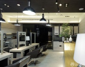 最新美發(fā)店裝修 吊燈圖片