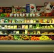 现代蔬菜超市摆设展示架设计图片