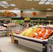 现代蔬菜超市货架摆放摆设效果图片