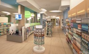医药超市装修效果图 走廊玄关设计