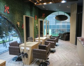 專業(yè)美發(fā)店裝修 室內(nèi)背景墻效果圖
