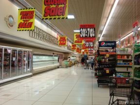 超市的储物柜 走廊装修效果图片