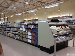超市的储物柜 欧美超市装修设计图