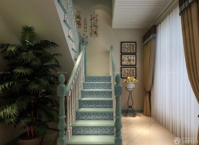 130平米房子装修效果图 室内楼梯图片