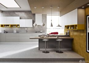 130平米房子装修效果图 现代厨房设计