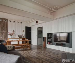 90平兩室裝修效果圖 客廳餐廳一體裝修效果圖片