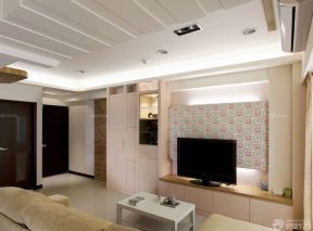 50平方的房子裝修圖 電視背景墻壁紙