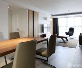 60平米兩室一廳效果圖 餐桌椅子裝修效果圖片