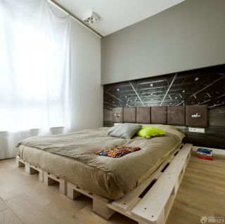 时尚50平方一室一厅小户型榻榻米床装修图