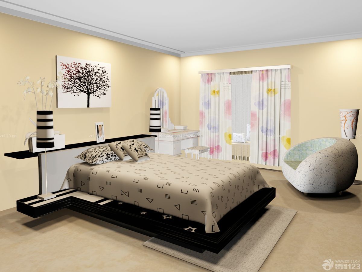 现代150平米房子卧室装修效果图