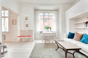 一室一厅50平方小户型装修 北欧风格装修设计