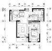 80平米兩室一廳房子戶型平面設(shè)計(jì)圖